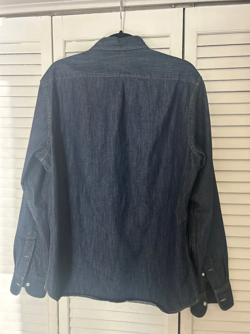 J Crew Men's Denim Button Up